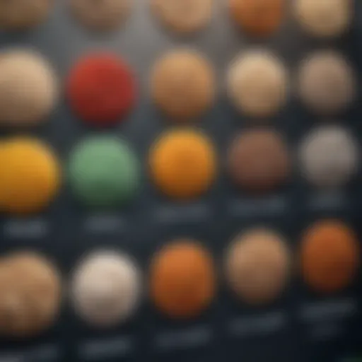 Detailed view of various allergens used in the Aeroallergen Panel