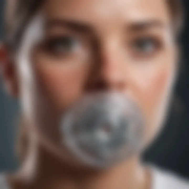 Graphical representation of allergen exposure and respiratory health correlation