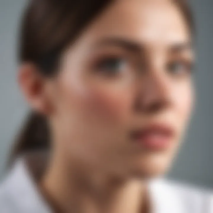 Illustration depicting the testing methodology for allergy diagnosis