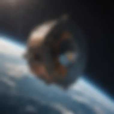 Satellite Capturing Atmospheric Data Satellite capturing atmospheric data