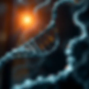 The Power of Genetic Insights DNA strand symbolizing genetic insights