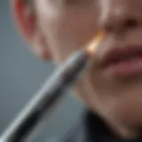 Close-up view of the plasmablast pen showcasing its advanced technology.