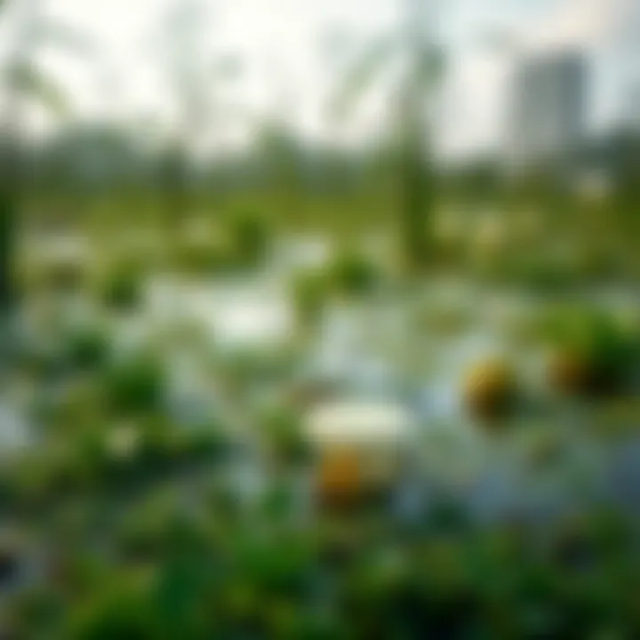 Lush Peatland Ecosystem Lush peatland ecosystem