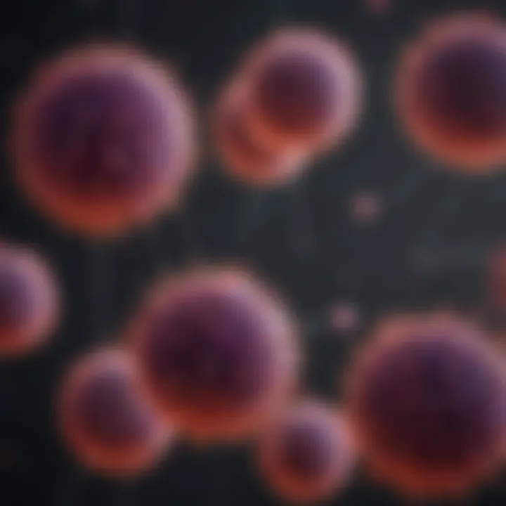 A diagram illustrating T cell interactions with target cells