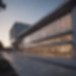 Exterior view of the Cyprus University of Technology campus showcasing modern architecture
