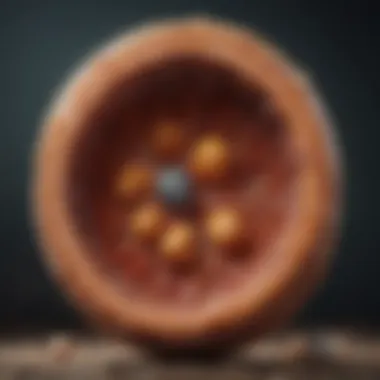 Insights into Kidney Stone Formation Illustration of kidney stone formation process