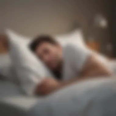 Impact of Sleep Disruption on Health Illustration representing the effects of disrupted sleep on well-being