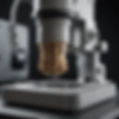 Illustration of scanning electron microscopy setup