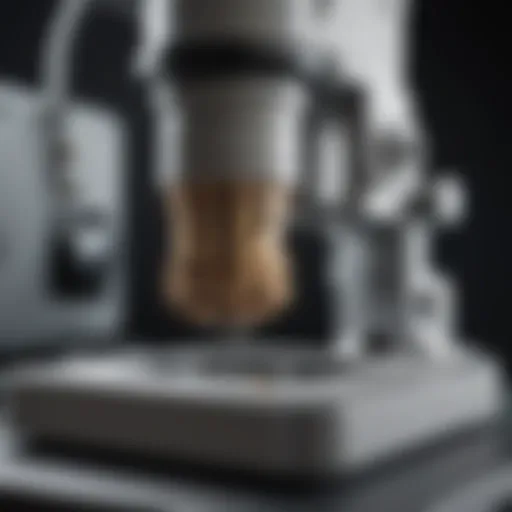 Illustration of scanning electron microscopy setup