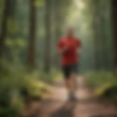 Outdoor Activities for Respiratory Wellness A serene outdoor setting encouraging physical activity and wellness