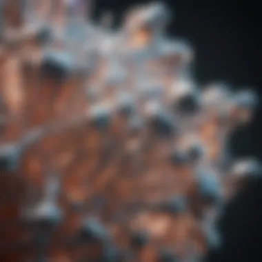 Crystal Structure of Aluminium Silicate Detailed crystal structure of aluminium silicate showcasing its atomic arrangement