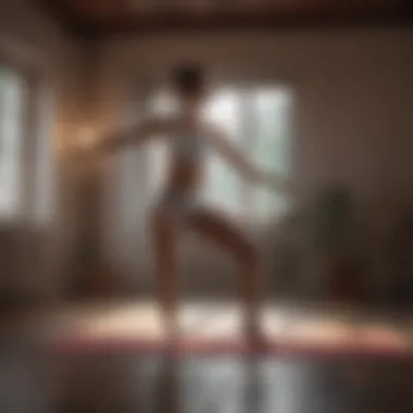 The Art of Yoga A person engaging in yoga, demonstrating body awareness