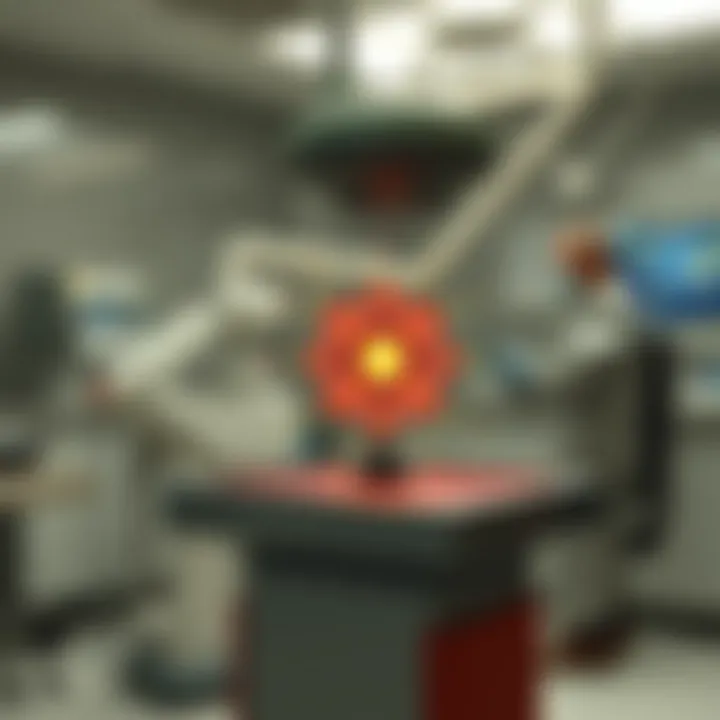 The Physics Behind Cancer Treatment Methodologies Visual representation of the physics of cancer treatment methodologies