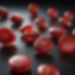A visual representation of different blood types and their compatibility.