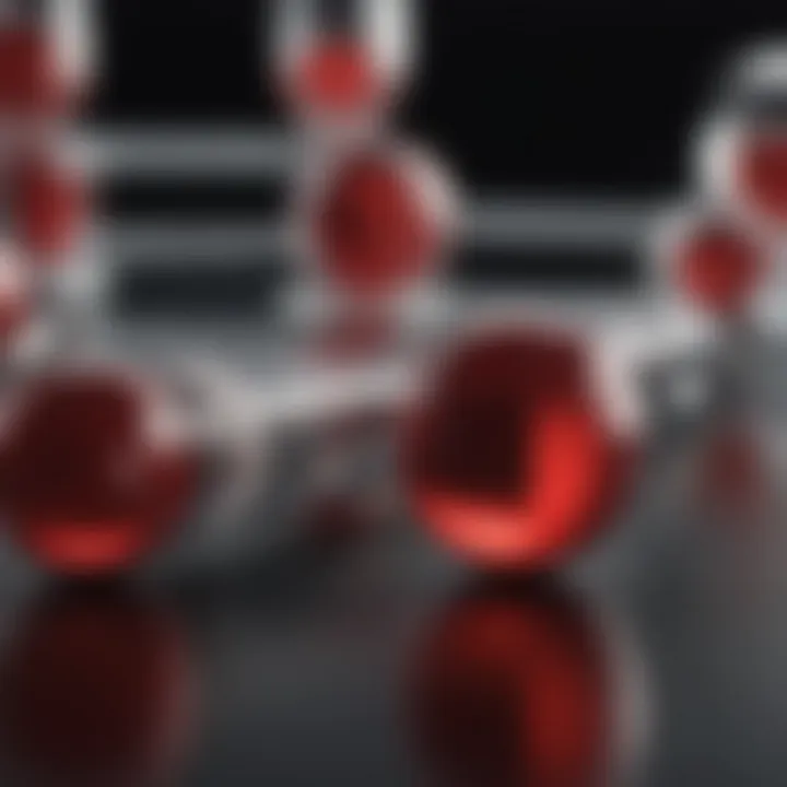 A detailed diagram explaining the scientific principles behind blood typing.