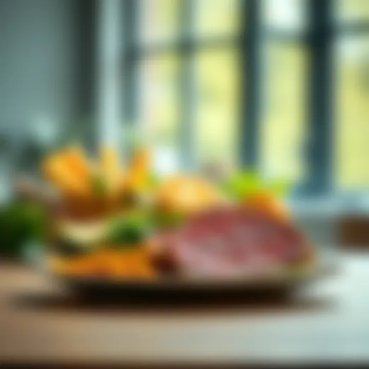 Healthy meal for vitality