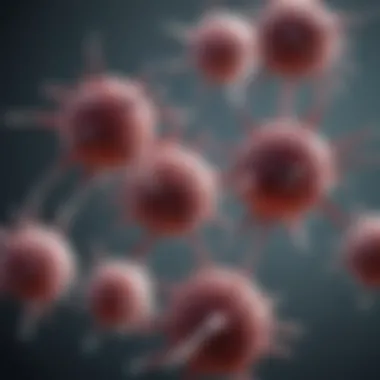 Diagram showcasing the mechanism of action of monoclonal antibodies in targeting specific antigens.