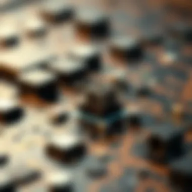 Nanoscale Materials in Electronics Schematic representation of nanoscale materials in electronics