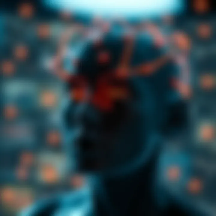 Visual representation of physiological symptoms