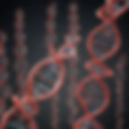 Illustration of single nucleotide variants in DNA sequence