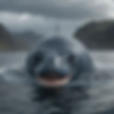 A visual representation of threats facing blue whale populations