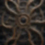 A fractal pattern representing order emerging from chaos.
