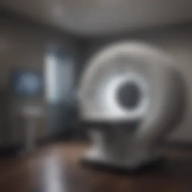 Magnetic Resonance Imaging scanner in a clinical setting