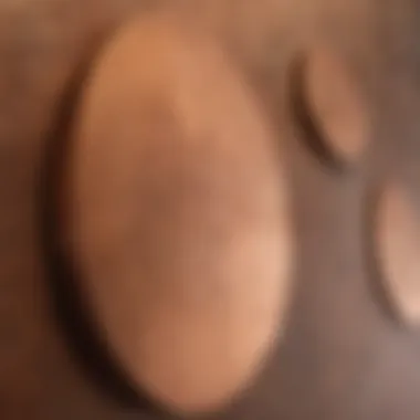 Contemporary application of copper plaques in modern art