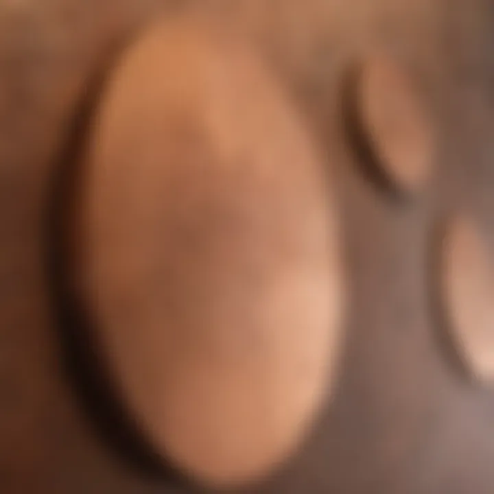 Contemporary application of copper plaques in modern art