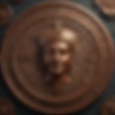 Historical depiction of ancient civilizations utilizing copper plaques