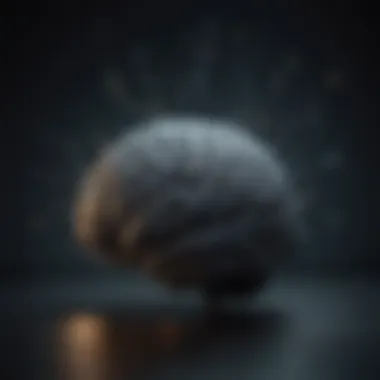 The Psychology Behind Belief in Black Magic A brain with interconnected neural pathways illuminated, representing the psychological aspects of beliefs.