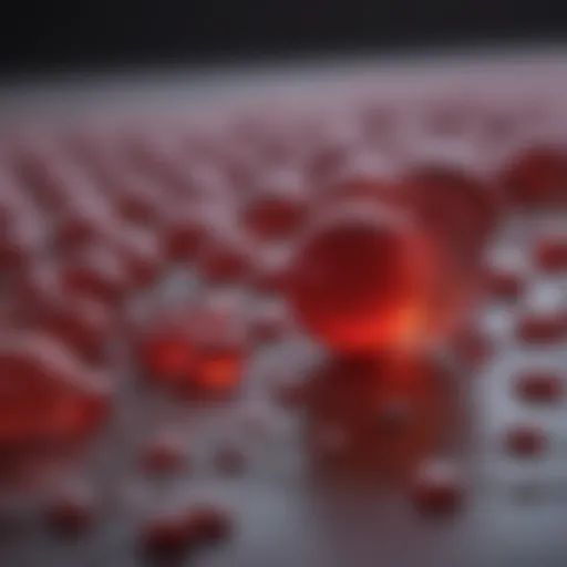 Conceptual diagram of blood biomarkers related to pancreatic cancer
