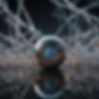 Interdisciplinary Connections in Science An abstract representation of various scientific disciplines overlapping