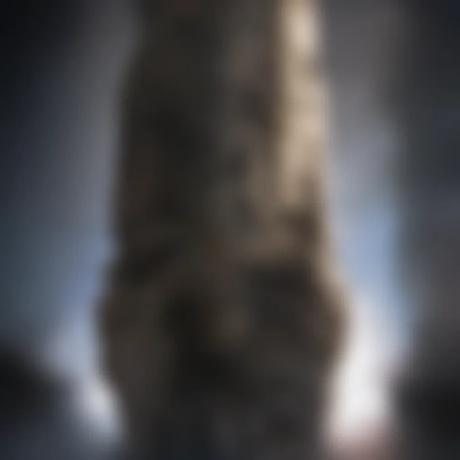 A person standing on the edge of a cliff, contemplating the vastness below, symbolizing the confrontation of fear and the journey to overcome it.