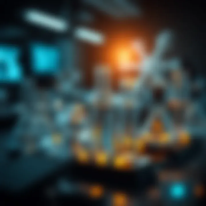 The Future of Transparency Tools in Science A futuristic view of science indicating the evolution of transparency tools.