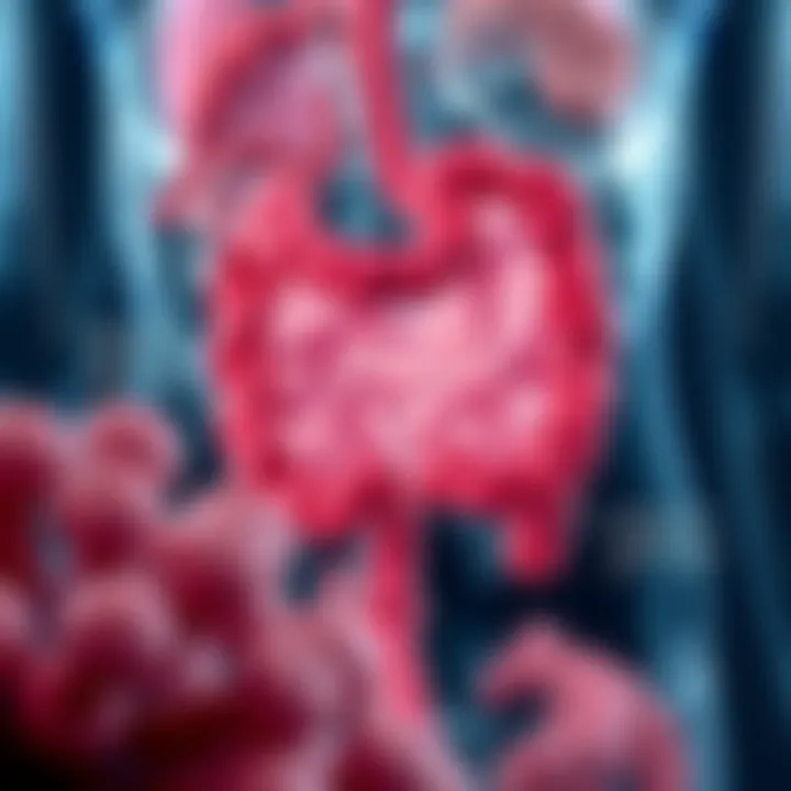 Infographic of gastrointestinal diseases benefiting from probiotics