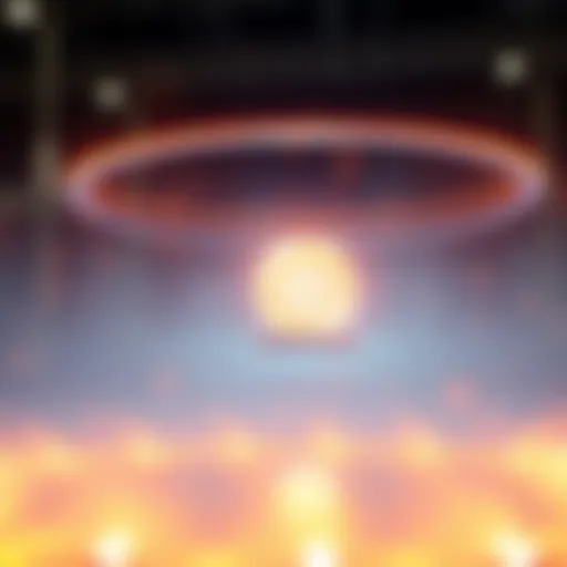 Conceptual representation of fusion energy