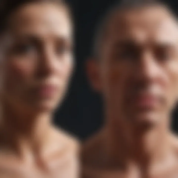 Genetic mapping showing mutations related to hemochromatosis