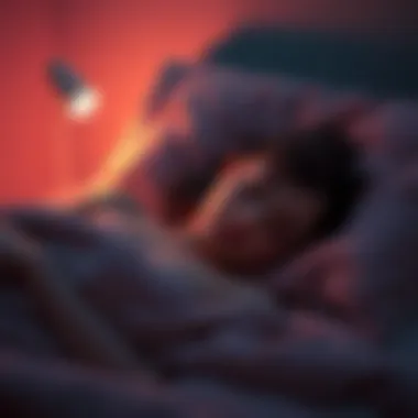 Illustration showcasing health impacts of non-REM sleep