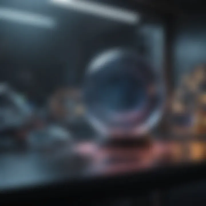 A design studio employing holographic technology for creative projects