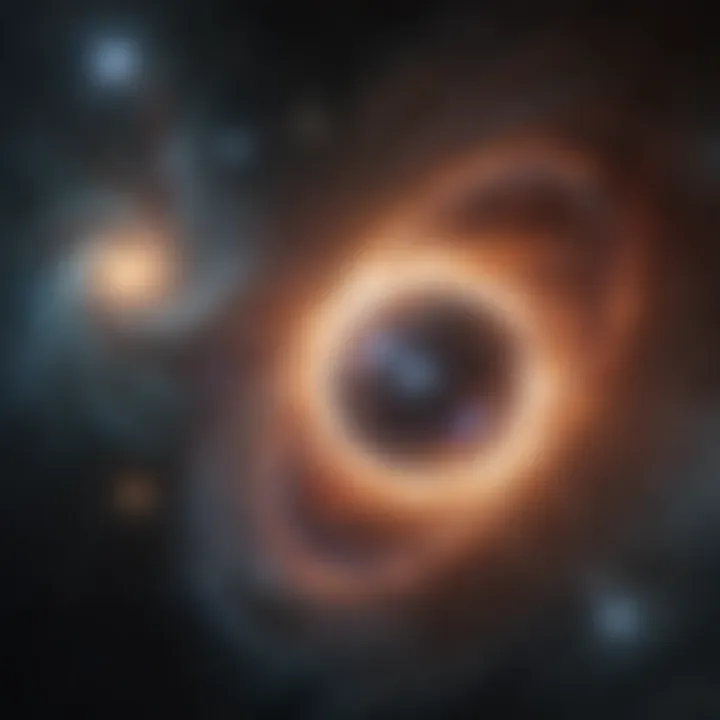 Galaxies in collision as observed by Hubble, illustrating cosmic dynamics