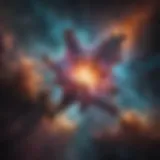 Nebula captured by Hubble Telescope showcasing vibrant colors and intricate details