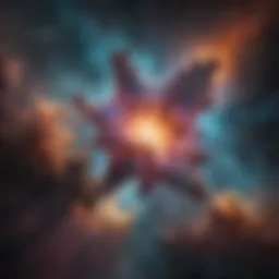 Nebula captured by Hubble Telescope showcasing vibrant colors and intricate details