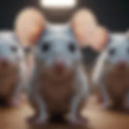Detailed diagram of humanized transgenic mice genetics