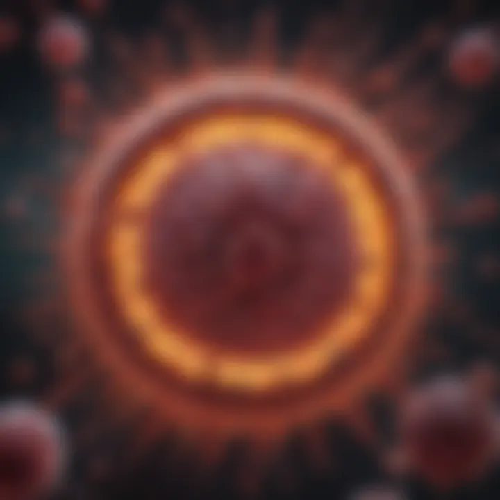 Diagram illustrating the immune response triggered by bacterial therapy