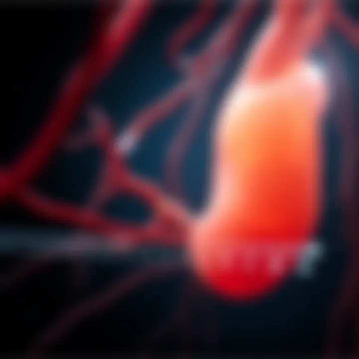 Graph showing the impact of arterial calcification on cardiovascular health