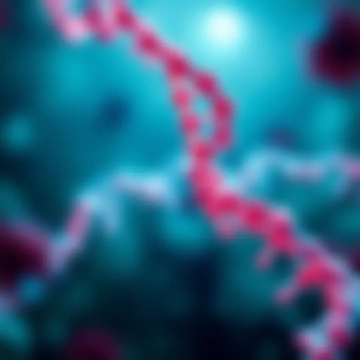 Illustration depicting the mechanism of mRNA technology