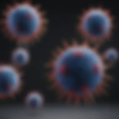 T Cell Dynamics in Disease Models Visual representation of T cell dynamics in disease models