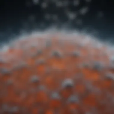 Visual representation of ion exchange resin