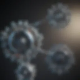 Illustration of ion pair formation and interaction